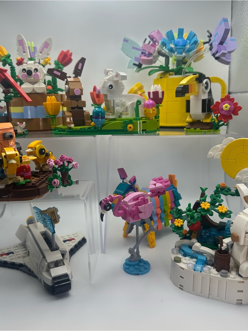 LEGO Creator & Seasonal Set Lot – 8 Built Sets + Instructions